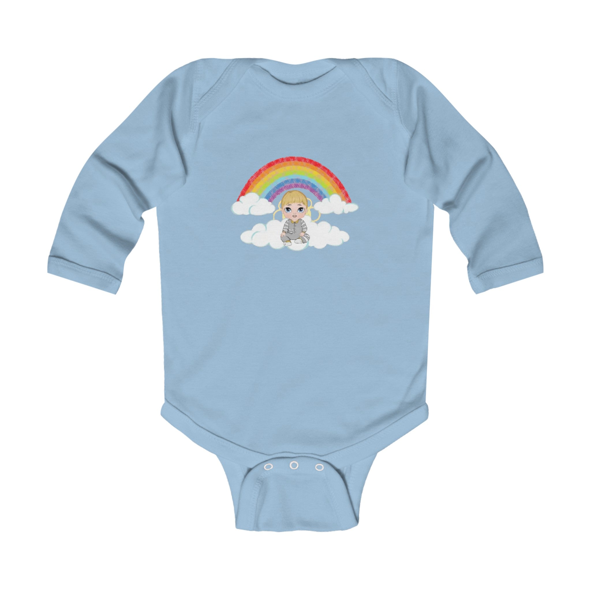 Babies with some custom designs | Infant Long Sleeve Bodysuit